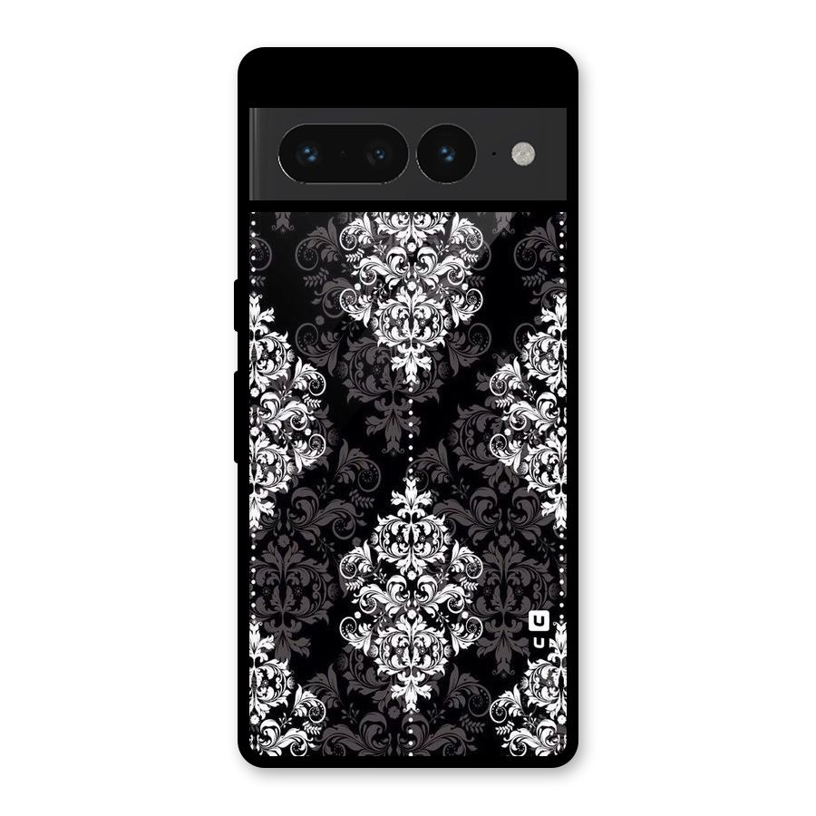 Beautiful Grey Pattern Glass Back Case for Google Pixel 7 Pro