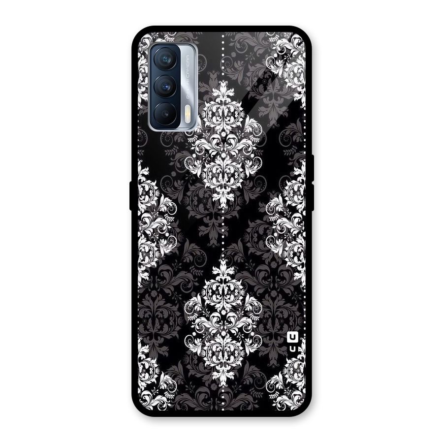 Beautiful Grey Pattern Glass Back Case for Realme X7