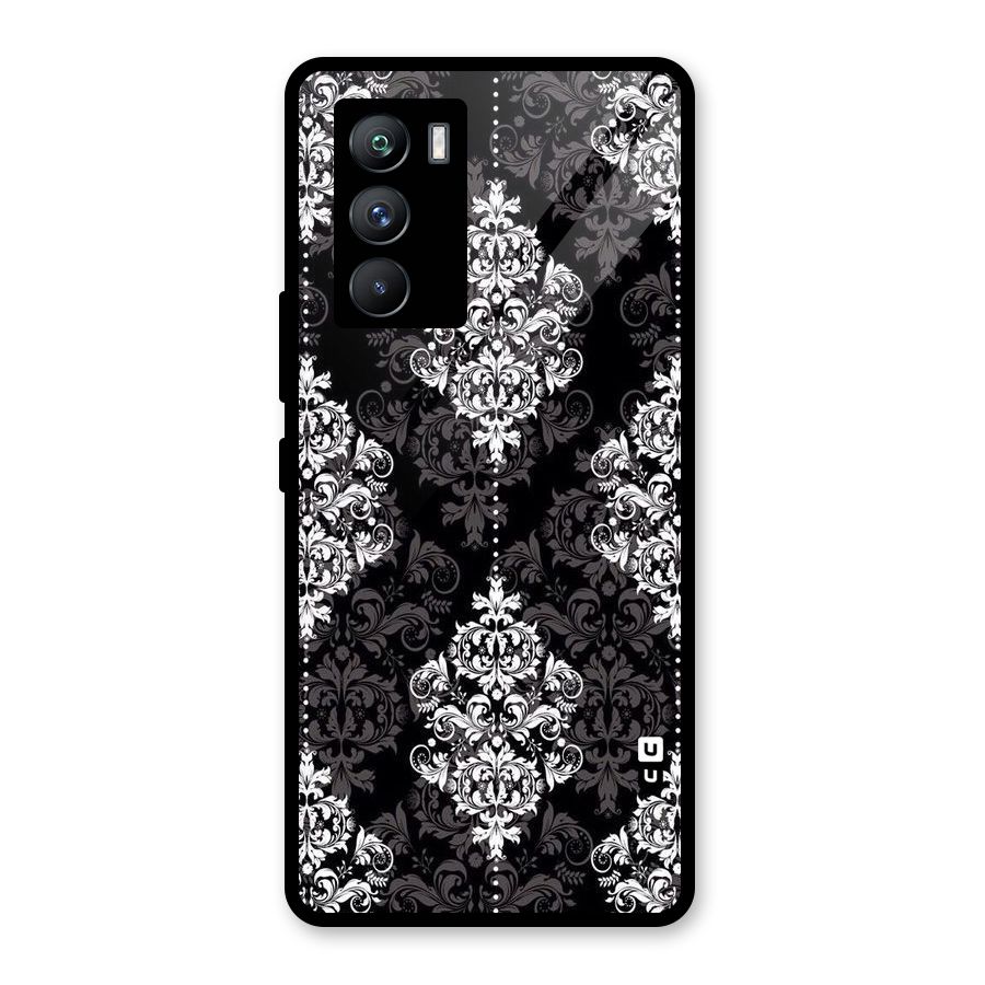 Beautiful Grey Pattern Glass Back Case for Vivo iQOO 9 SE