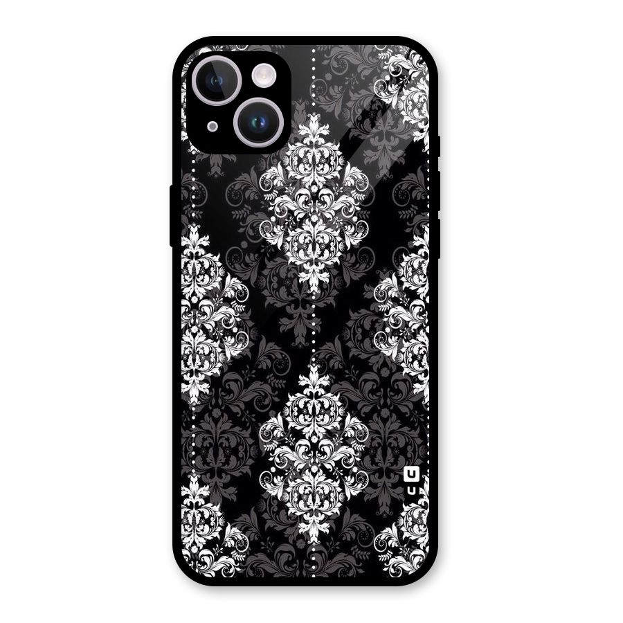 Beautiful Grey Pattern Glass Back Case for iPhone 14 Plus