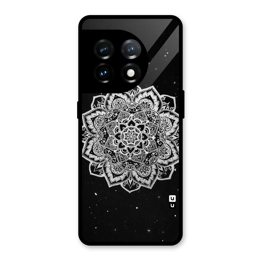 Beautiful Mandala Design Glass Back Case for OnePlus 11