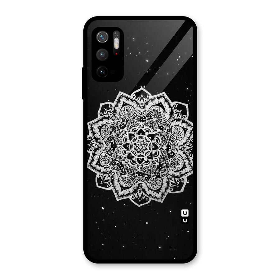Beautiful Mandala Design Glass Back Case for Poco M3 Pro 5G
