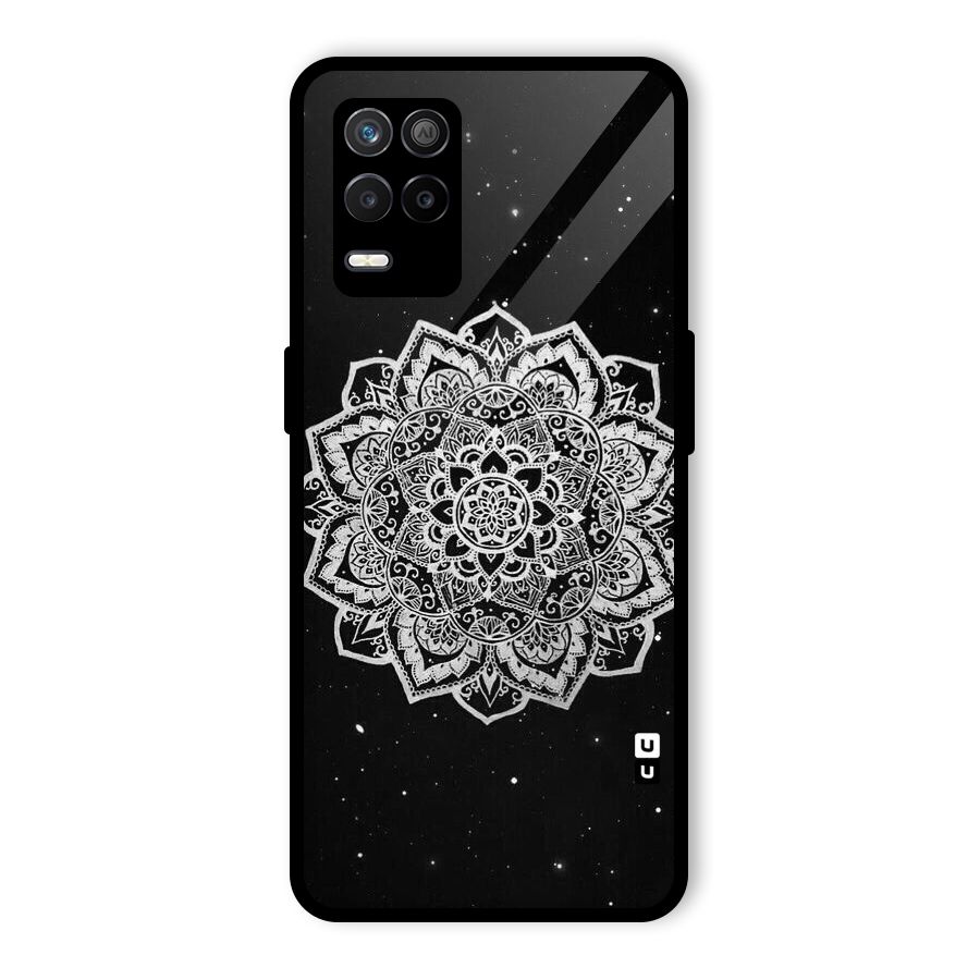 Beautiful Mandala Design Glass Back Case for Realme 8 5G