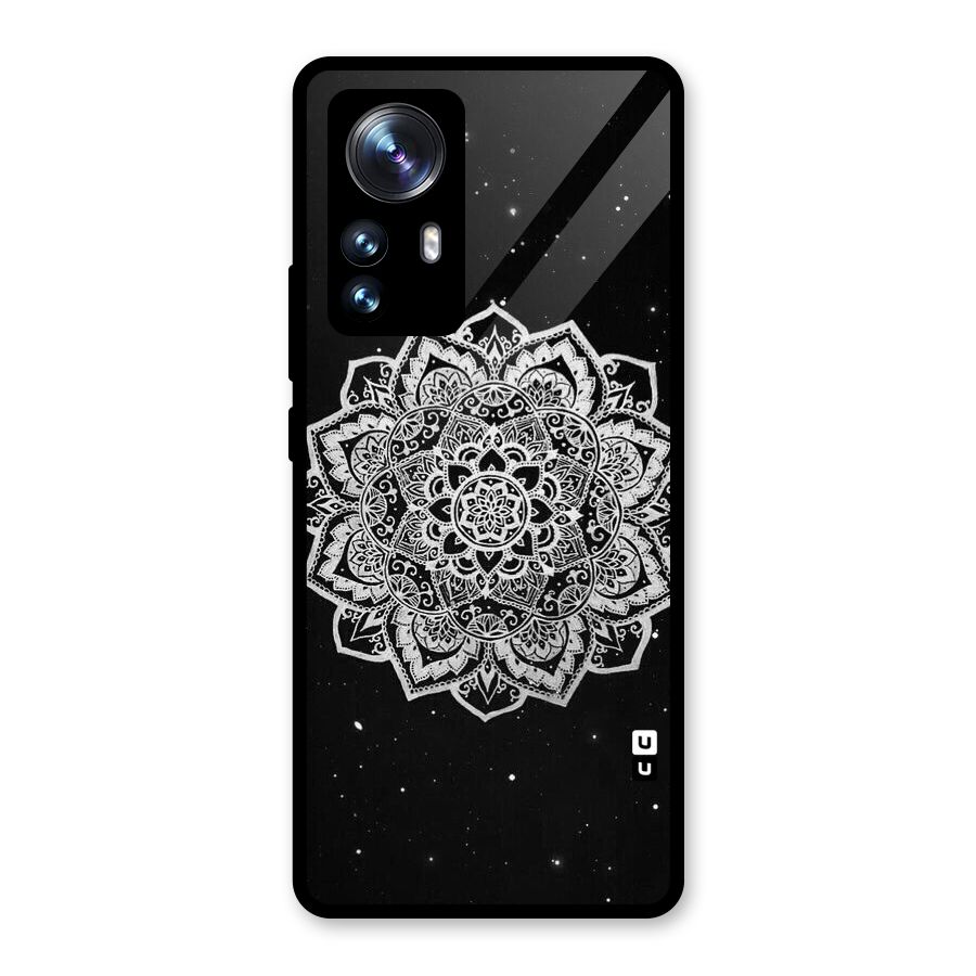 Beautiful Mandala Design Glass Back Case for Xiaomi 12 Pro