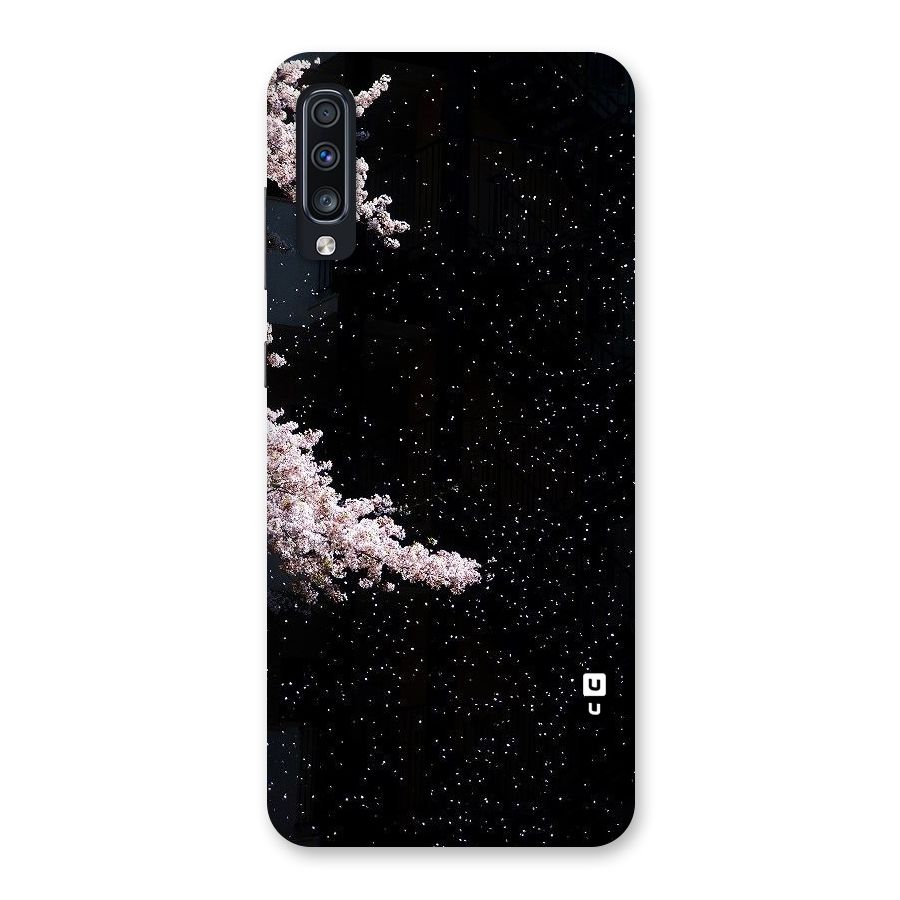 Beautiful Night Sky Flowers Back Case for Galaxy A70s