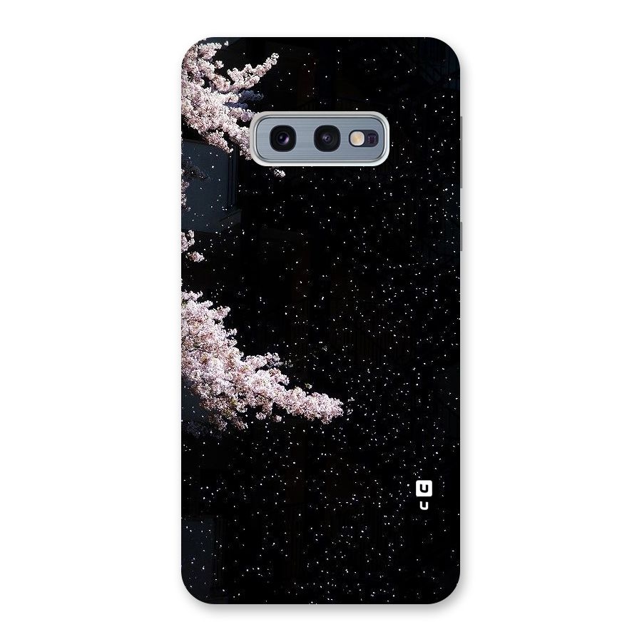 Beautiful Night Sky Flowers Back Case for Galaxy S10e