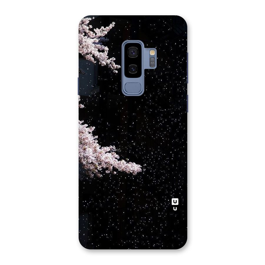 Beautiful Night Sky Flowers Back Case for Galaxy S9 Plus
