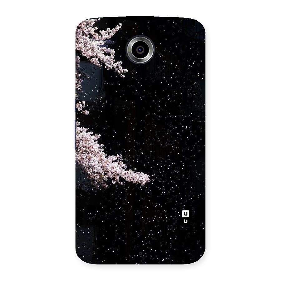 Beautiful Night Sky Flowers Back Case for Nexsus 6