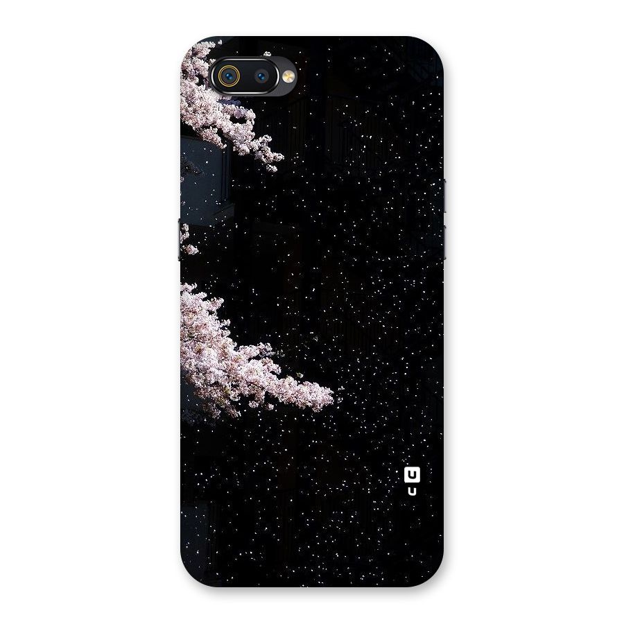 Beautiful Night Sky Flowers Back Case for Realme C2