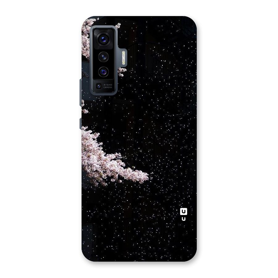 Beautiful Night Sky Flowers Back Case for Vivo X50
