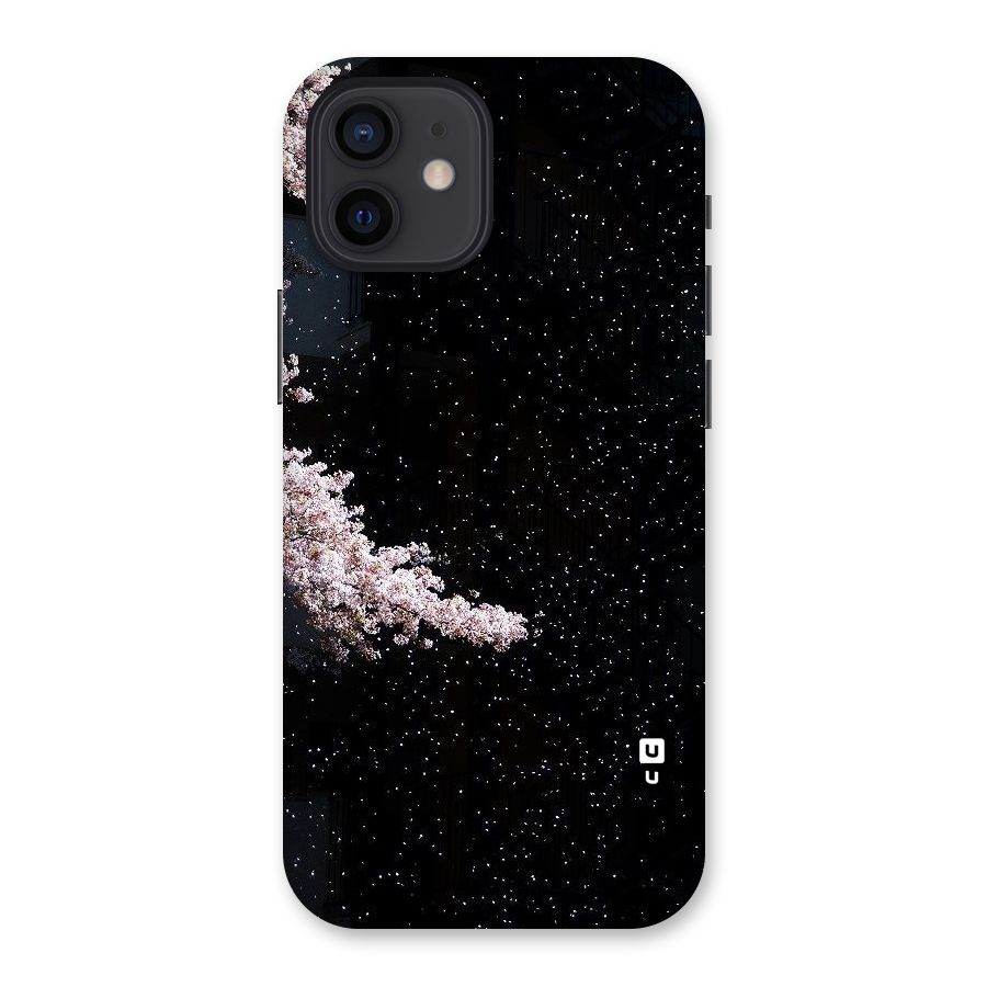 Beautiful Night Sky Flowers Back Case for iPhone 12