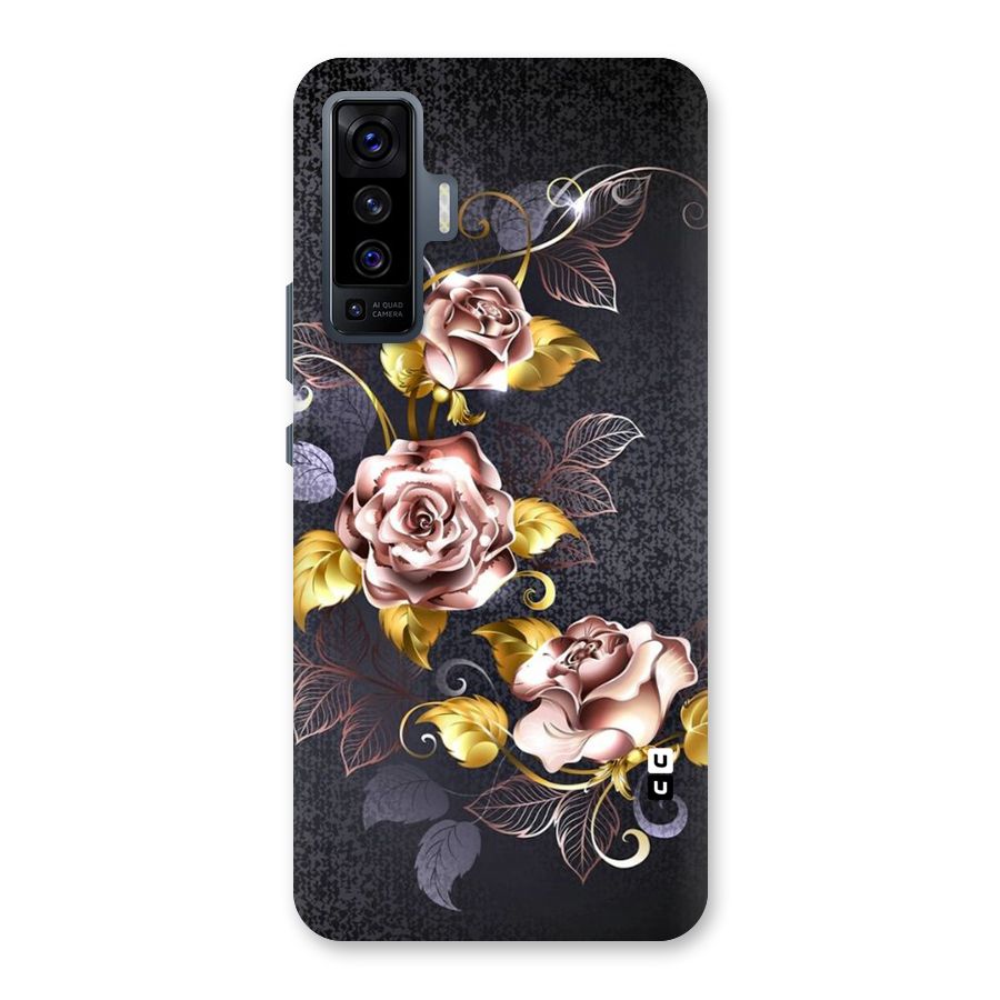 Beautiful Old Floral Design Back Case for Vivo X50