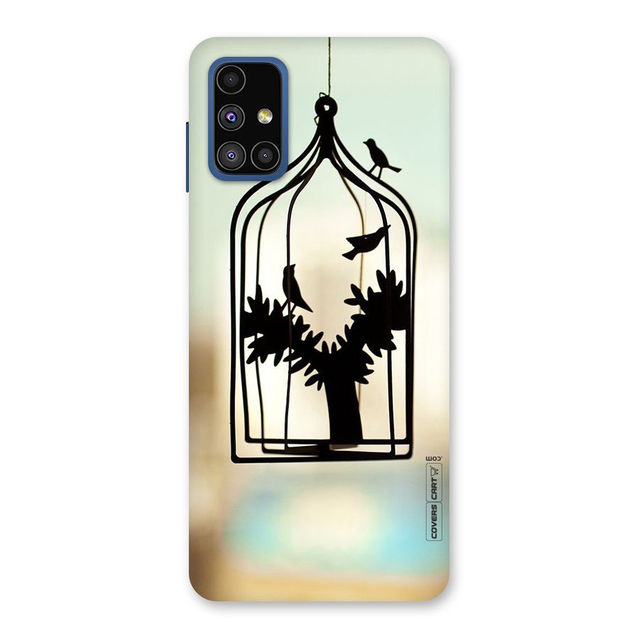 Beautiful Pegion Cage Back Case for Galaxy M51