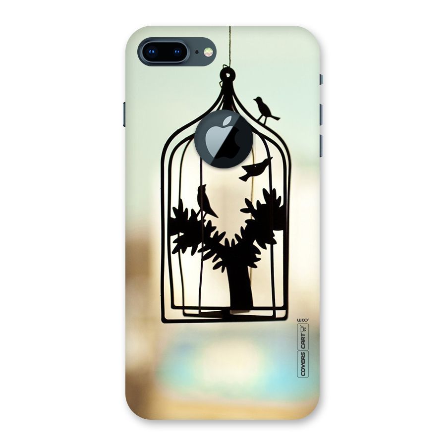 Beautiful Pegion Cage Back Case for iPhone 7 Plus Logo Cut