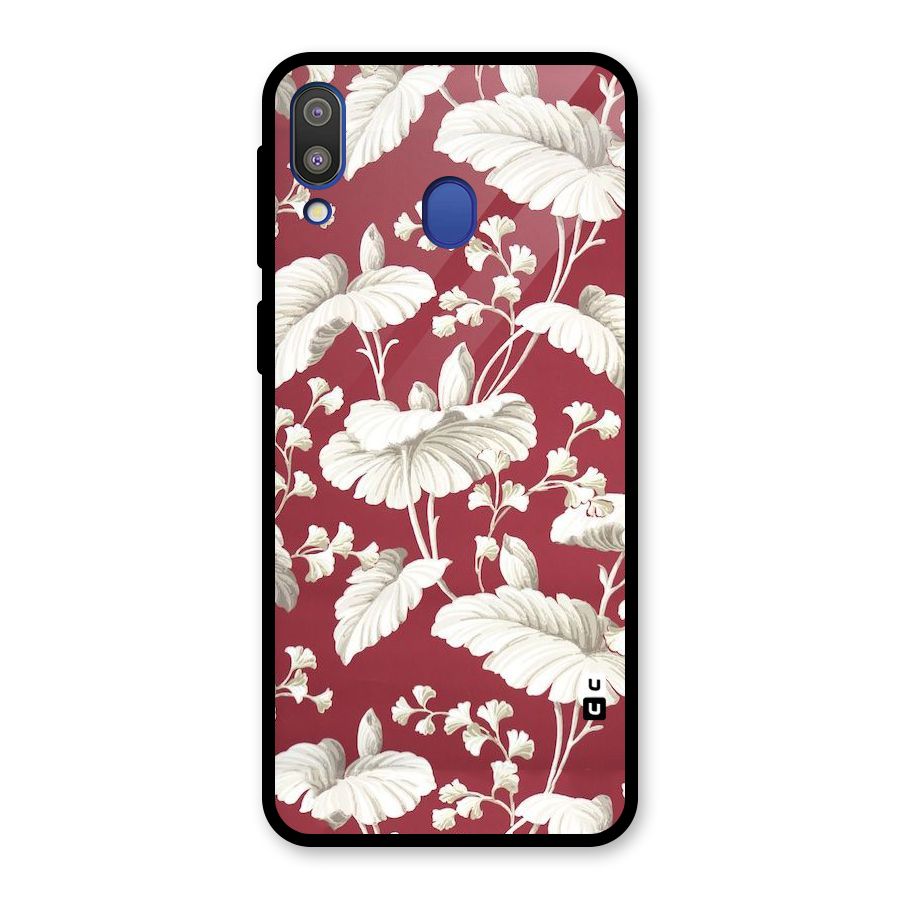 Beautiful Petals Glass Back Case for Galaxy M20
