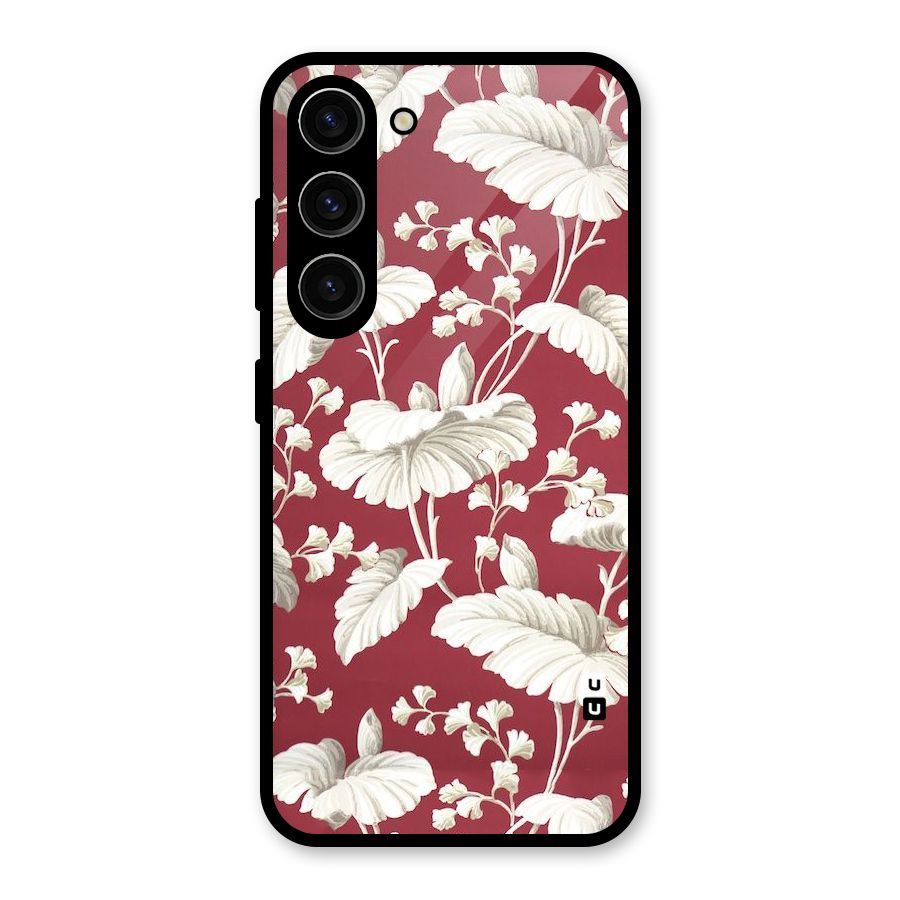 Beautiful Petals Glass Back Case for Galaxy S23