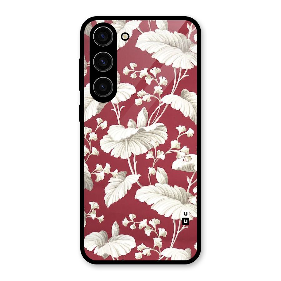 Beautiful Petals Glass Back Case for Galaxy S23 Plus