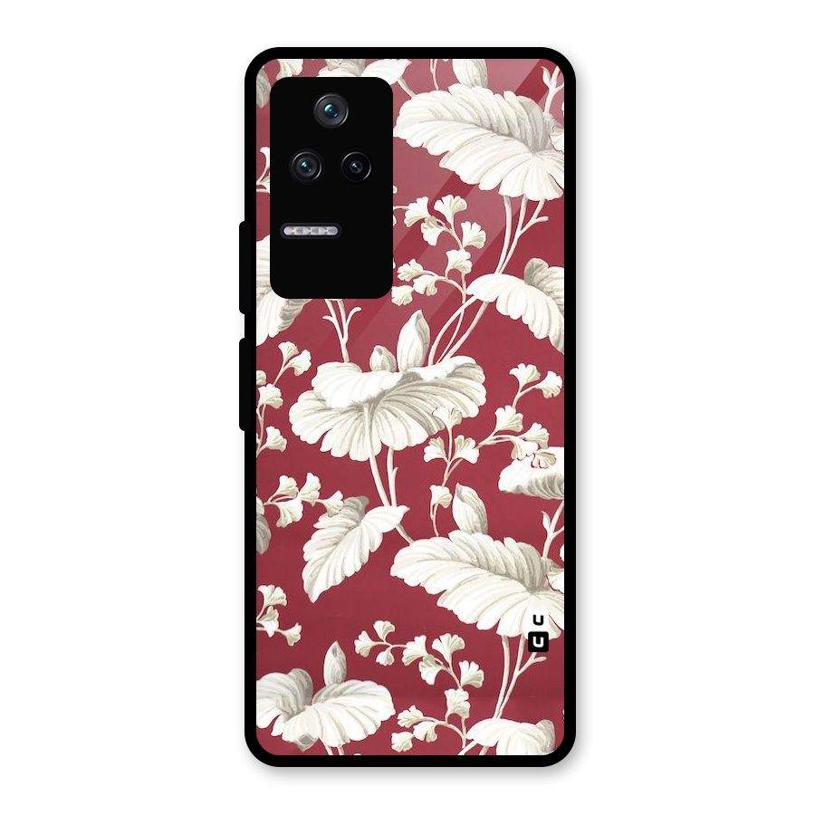 Beautiful Petals Glass Back Case for Poco F4 5G