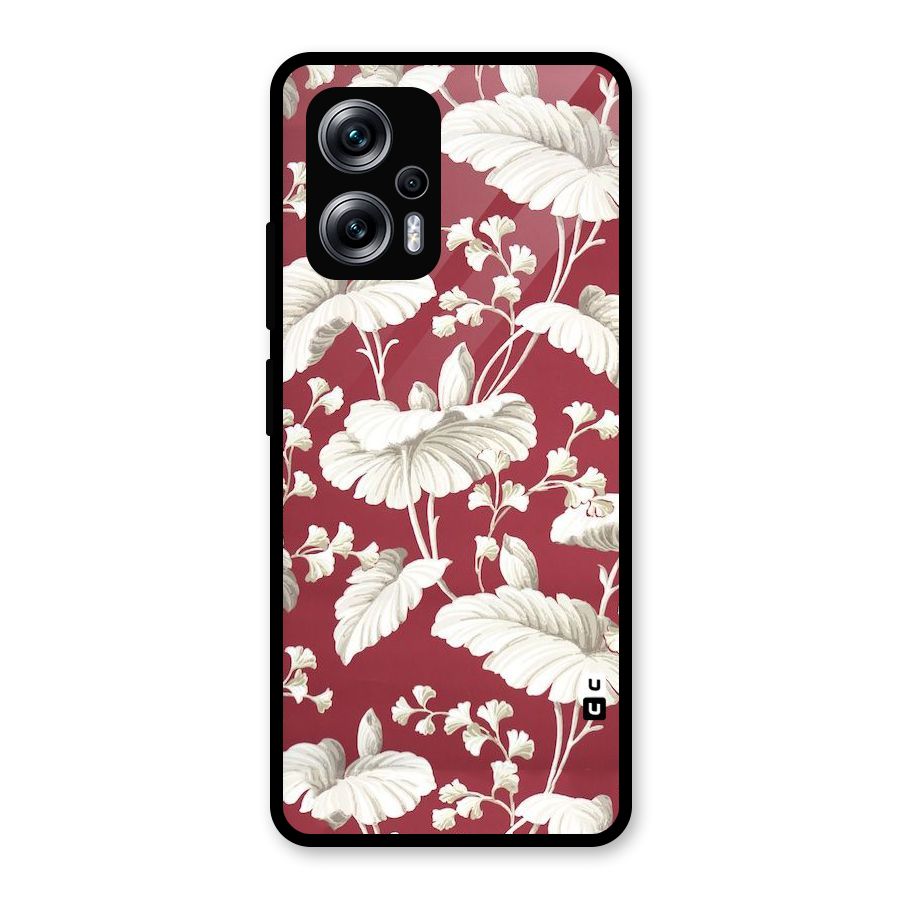 Beautiful Petals Glass Back Case for Redmi K50i