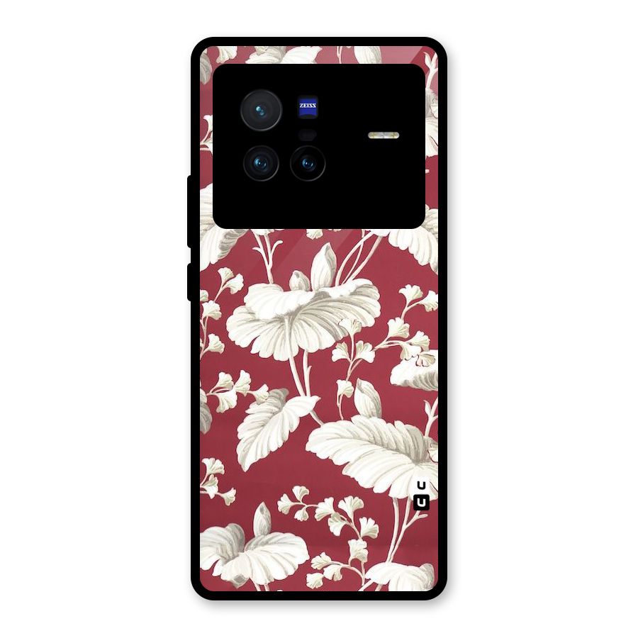 Beautiful Petals Glass Back Case for Vivo X80