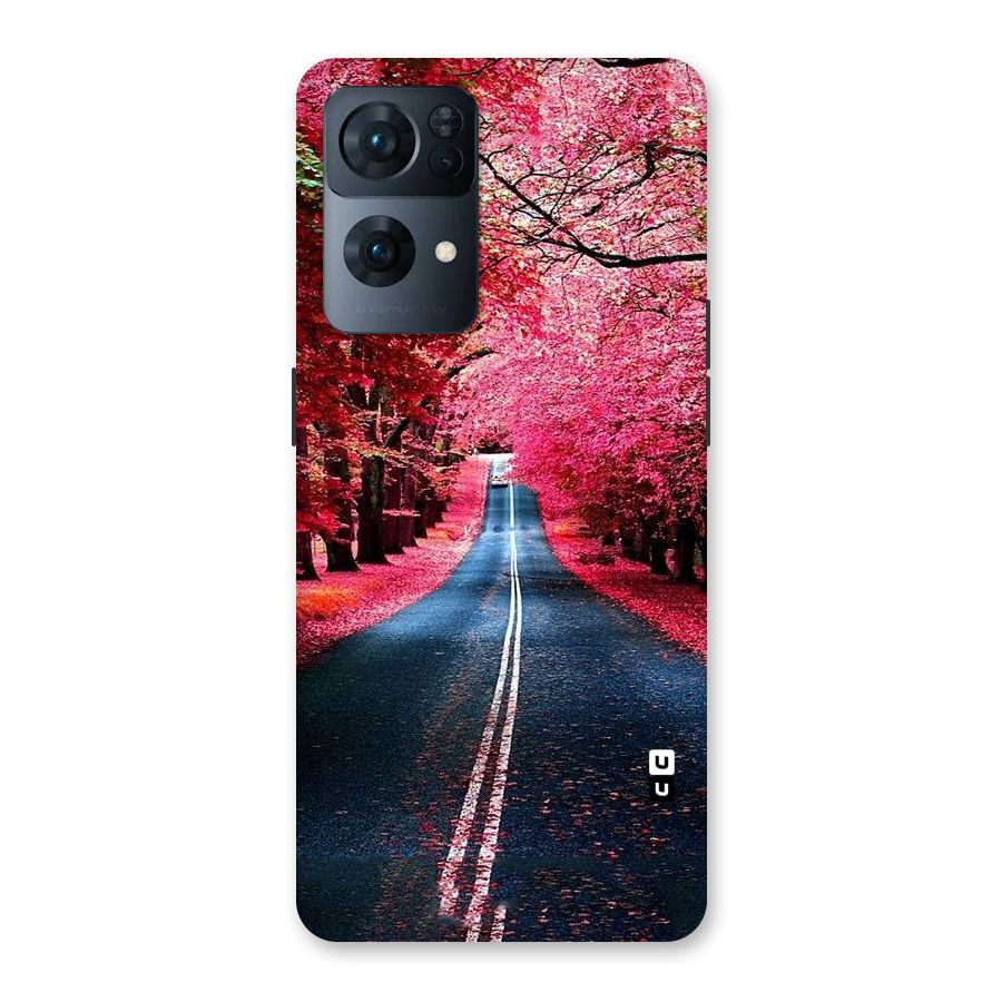 Beautiful Red Trees Back Case for Oppo Reno7 Pro 5G