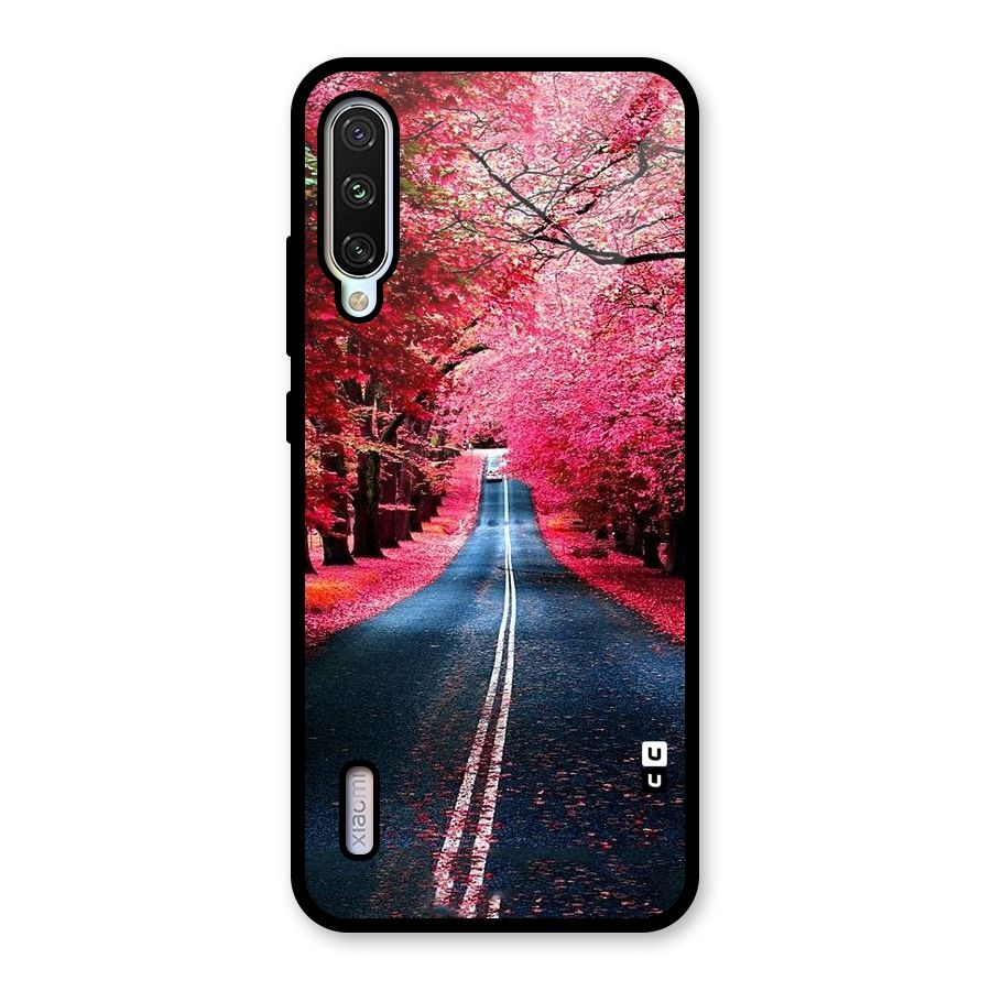 Beautiful Red Trees Glass Back Case for Mi A3