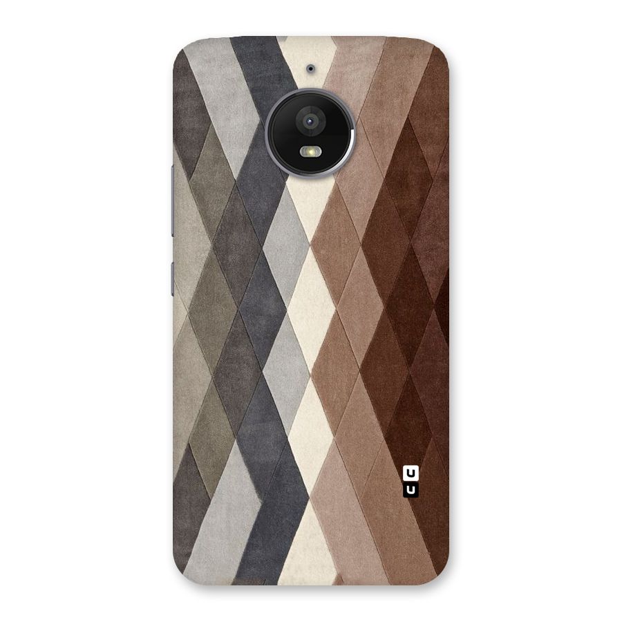 Beautiful Shades Of Diamonds Back Case for Moto E4 Plus