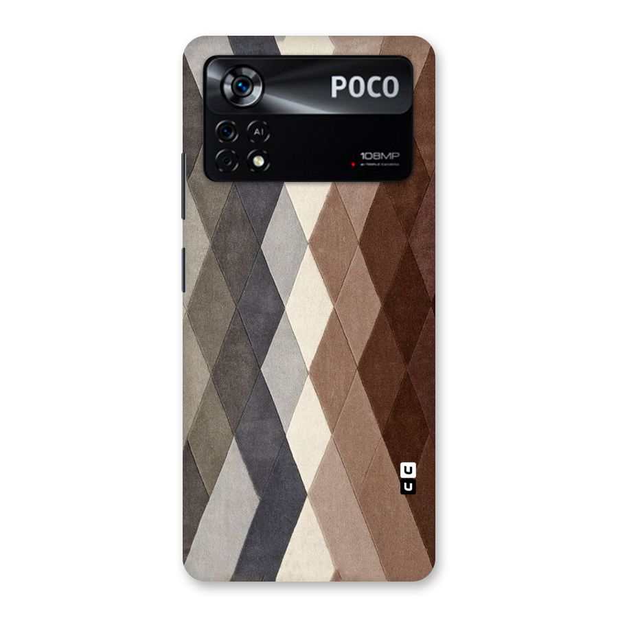 Beautiful Shades Of Diamonds Back Case for Poco X4 Pro 5G