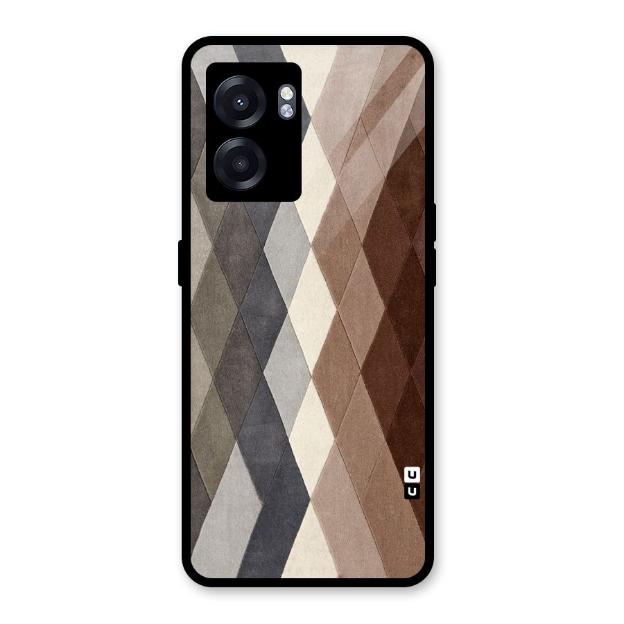 Beautiful Shades Of Diamonds Glass Back Case for Oppo K10 (5G)