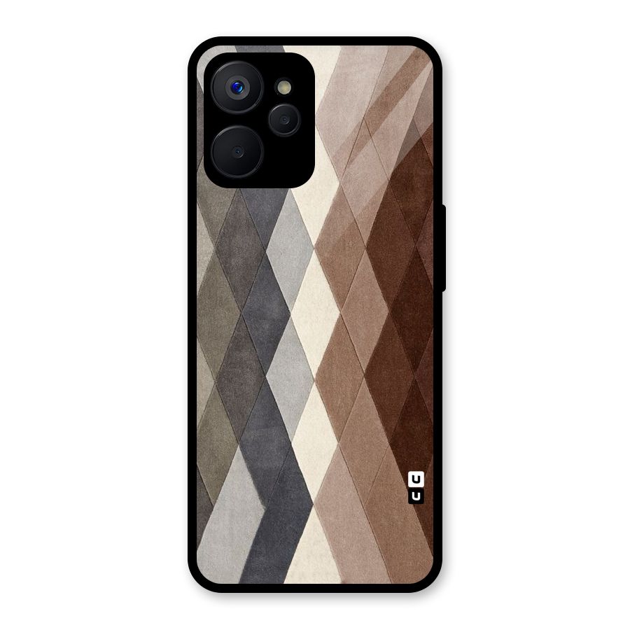 Beautiful Shades Of Diamonds Glass Back Case for Realme 9i 5G