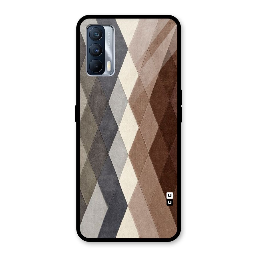 Beautiful Shades Of Diamonds Glass Back Case for Realme X7