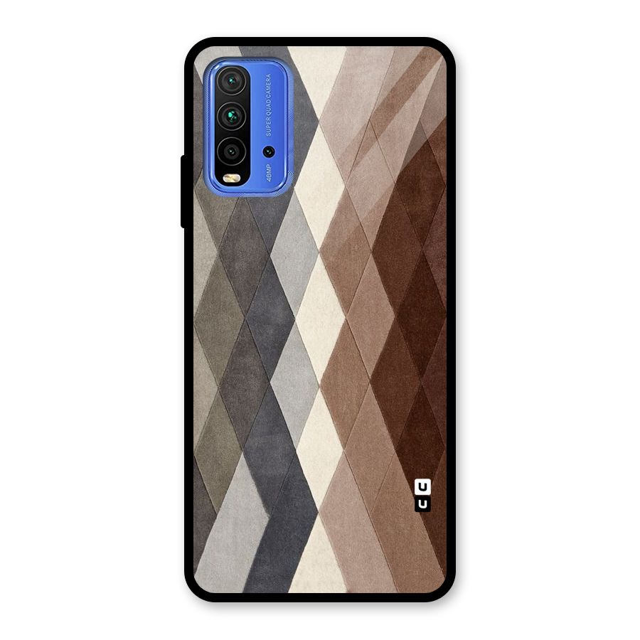 Beautiful Shades Of Diamonds Glass Back Case for Redmi 9 Power