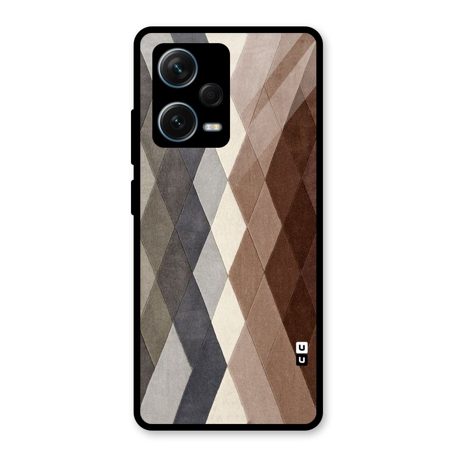 Beautiful Shades Of Diamonds Glass Back Case for Redmi Note 12 Pro Plus 5G