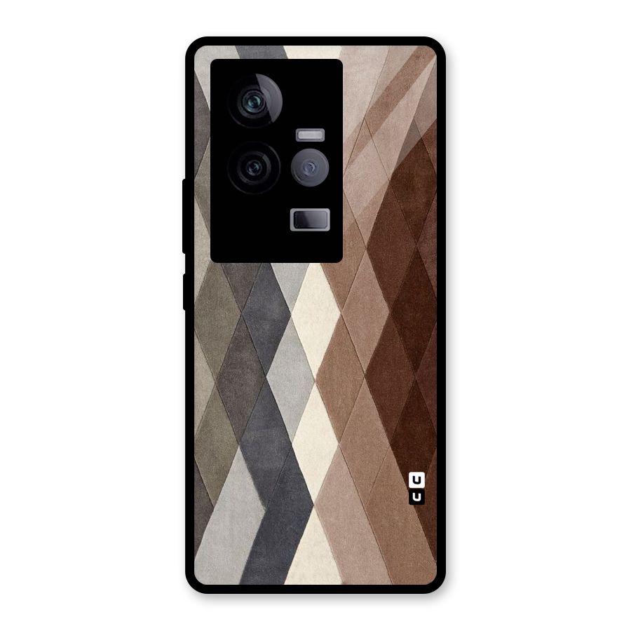 Beautiful Shades Of Diamonds Glass Back Case for Vivo iQOO 11 5G