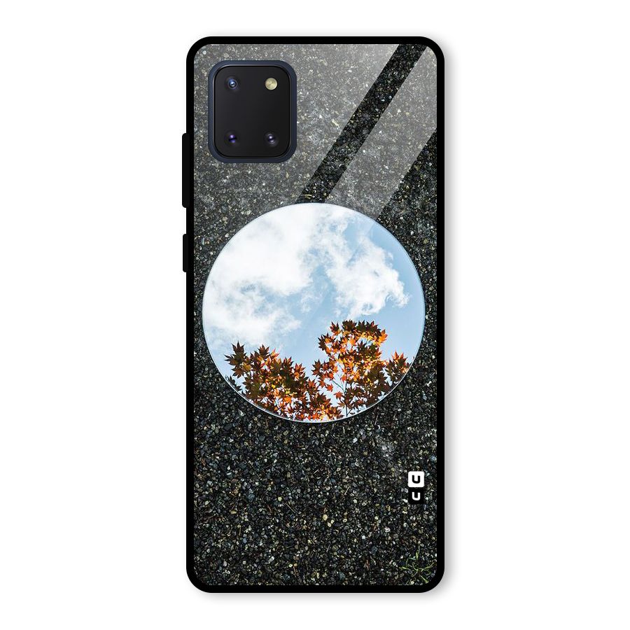 Beautiful Sky Leaves Glass Back Case for Galaxy Note 10 Lite
