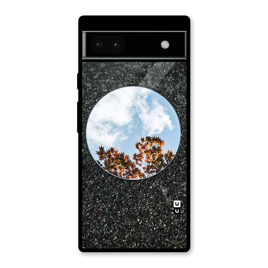 Beautiful Sky Leaves Glass Back Case for Google Pixel 6a
