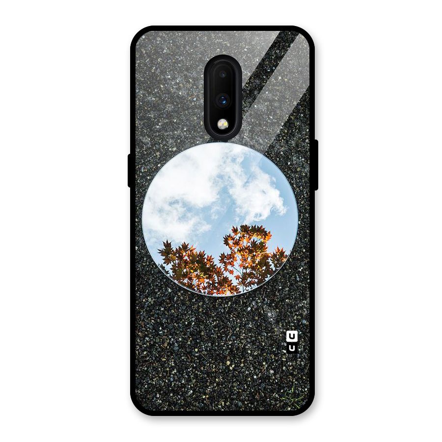 Beautiful Sky Leaves Glass Back Case for OnePlus 7