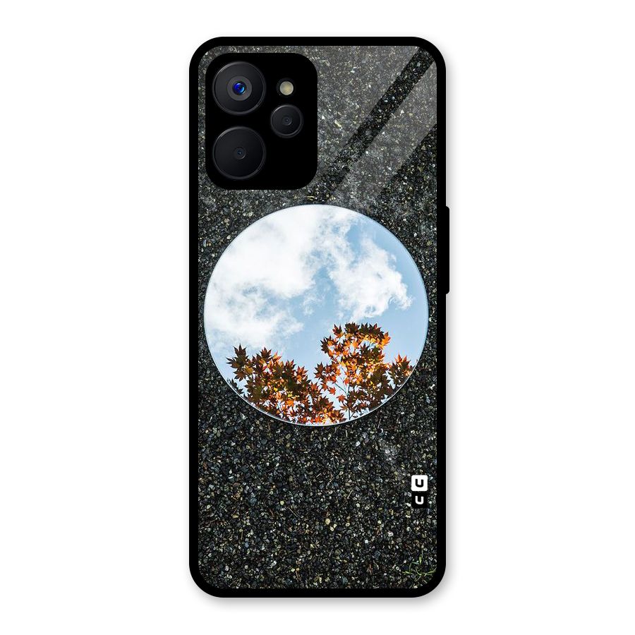 Beautiful Sky Leaves Glass Back Case for Realme 9i 5G