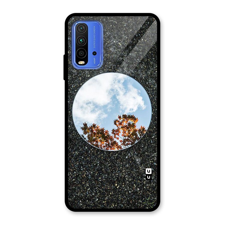 Beautiful Sky Leaves Glass Back Case for Redmi 9 Power