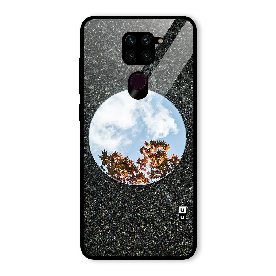 Beautiful Sky Leaves Glass Back Case for Redmi Note 9