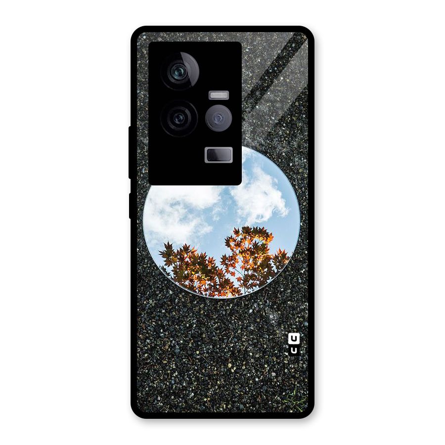 Beautiful Sky Leaves Glass Back Case for Vivo iQOO 11 5G