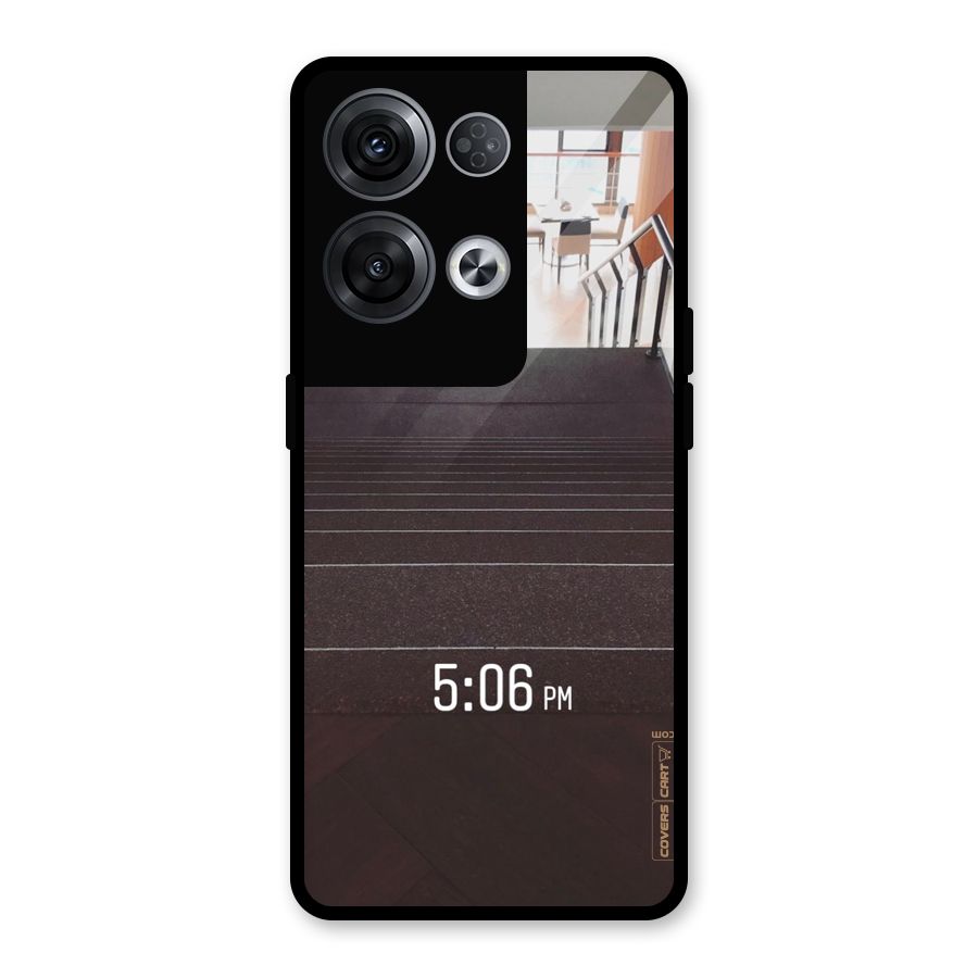 Beautiful Staircase Glass Back Case for Oppo Reno8 Pro 5G