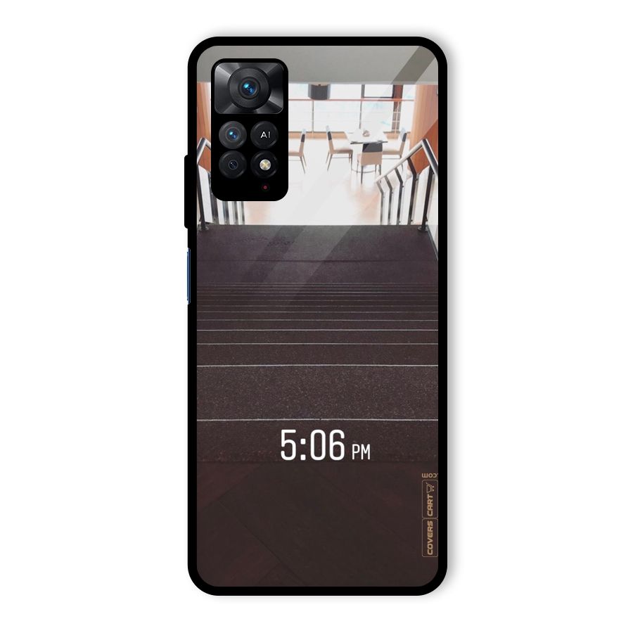 Beautiful Staircase Glass Back Case for Redmi Note 11 Pro