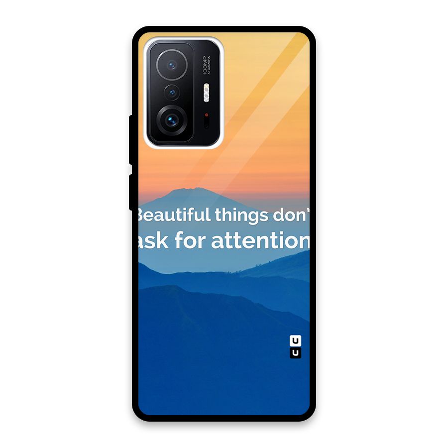 Beautiful Things Quote Glass Back Case for Xiaomi 11T Pro