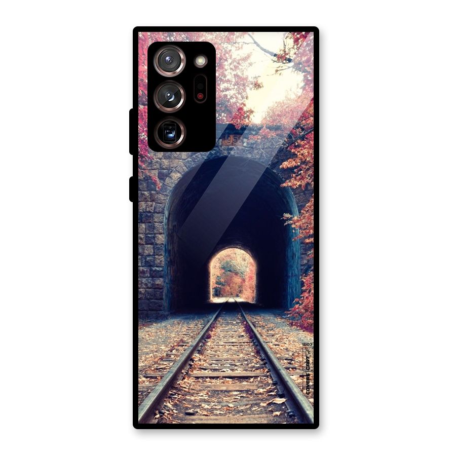 Beautiful Track Glass Back Case for Galaxy Note 20 Ultra 5G