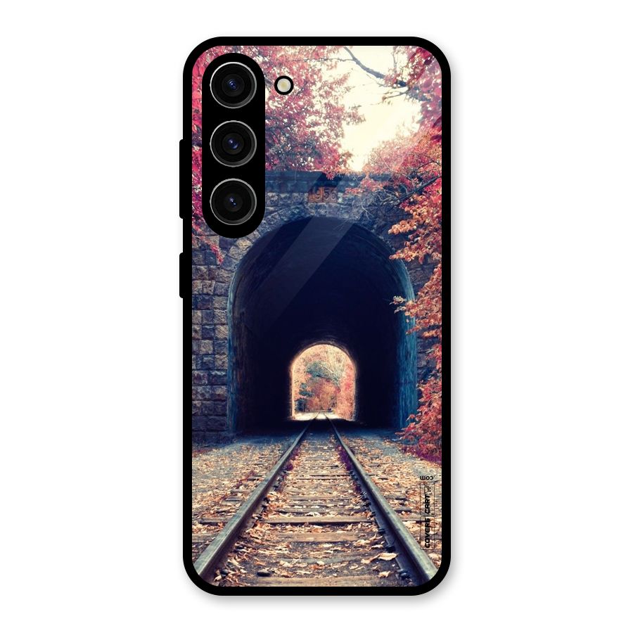 Beautiful Track Glass Back Case for Galaxy S23