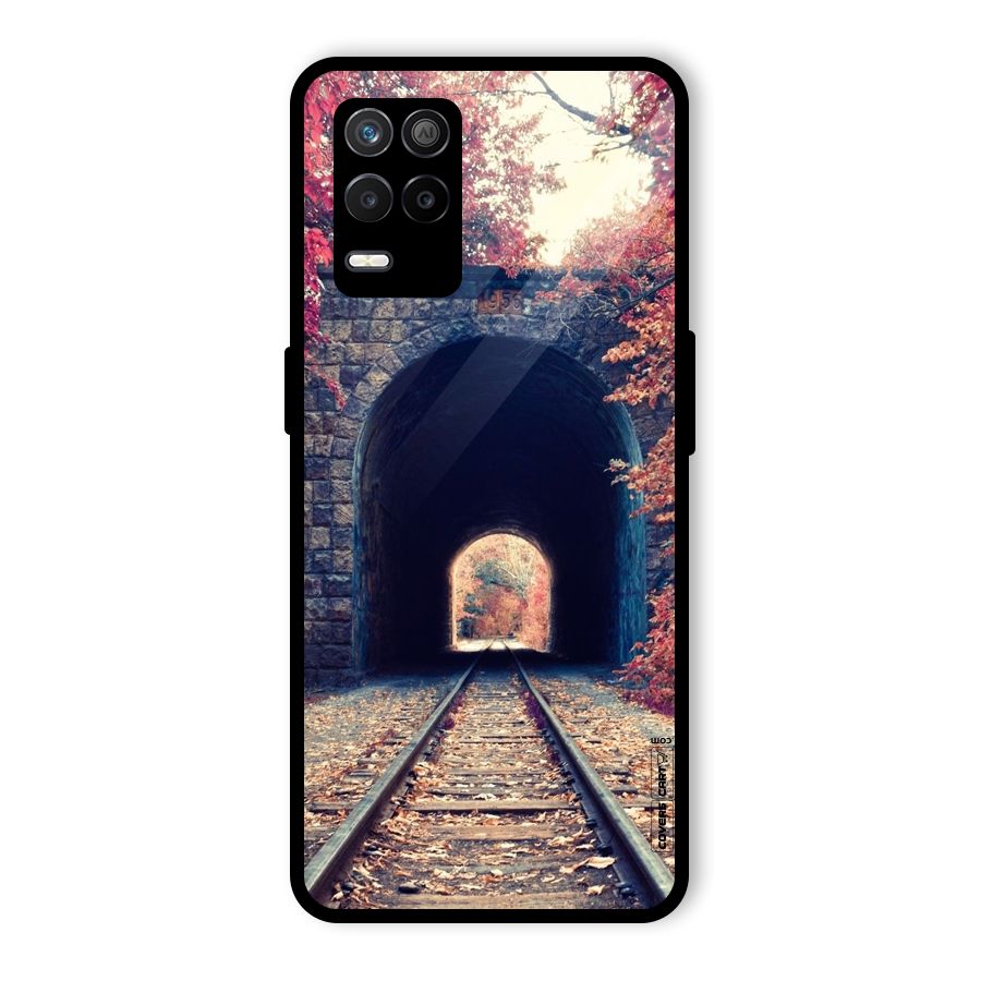 Beautiful Track Glass Back Case for Realme 8 5G