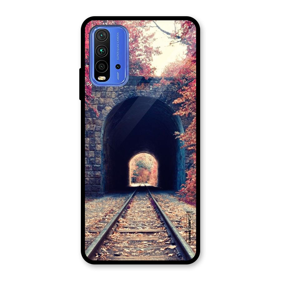 Beautiful Track Glass Back Case for Redmi 9 Power