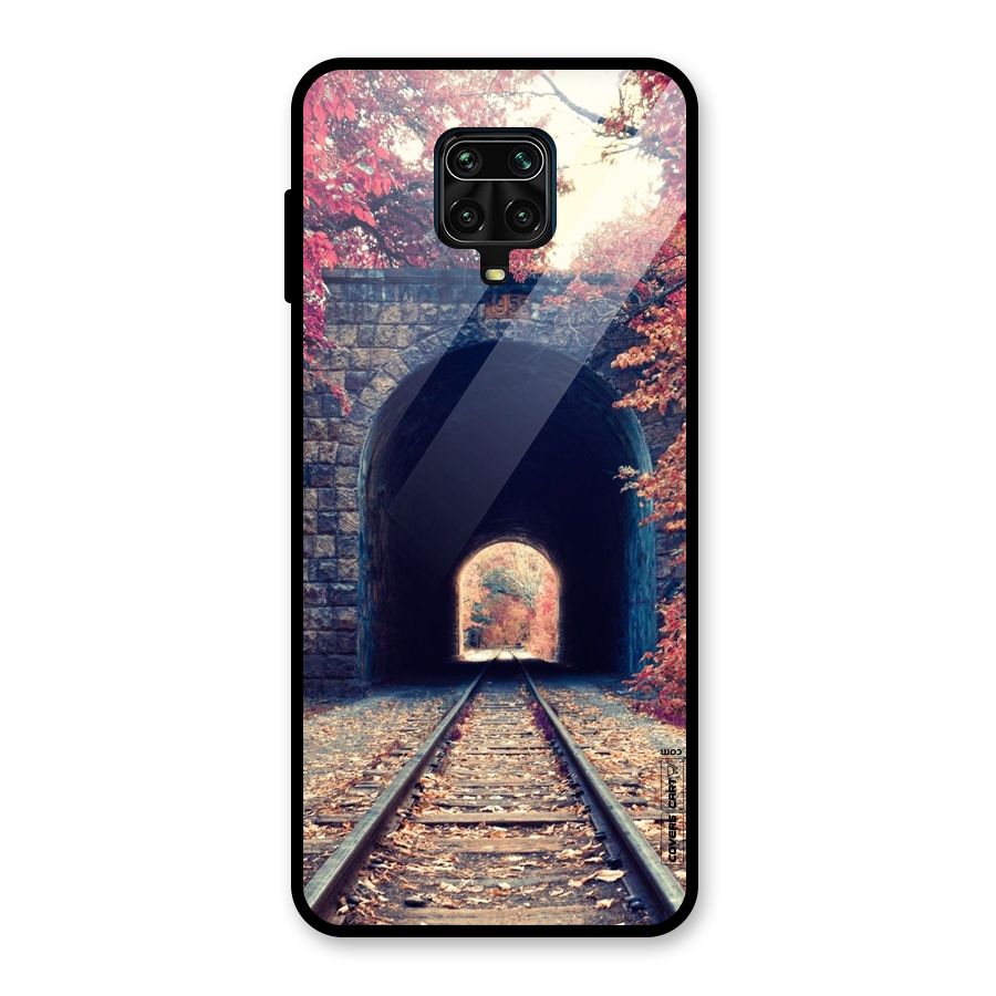 Beautiful Track Glass Back Case for Redmi Note 9 Pro
