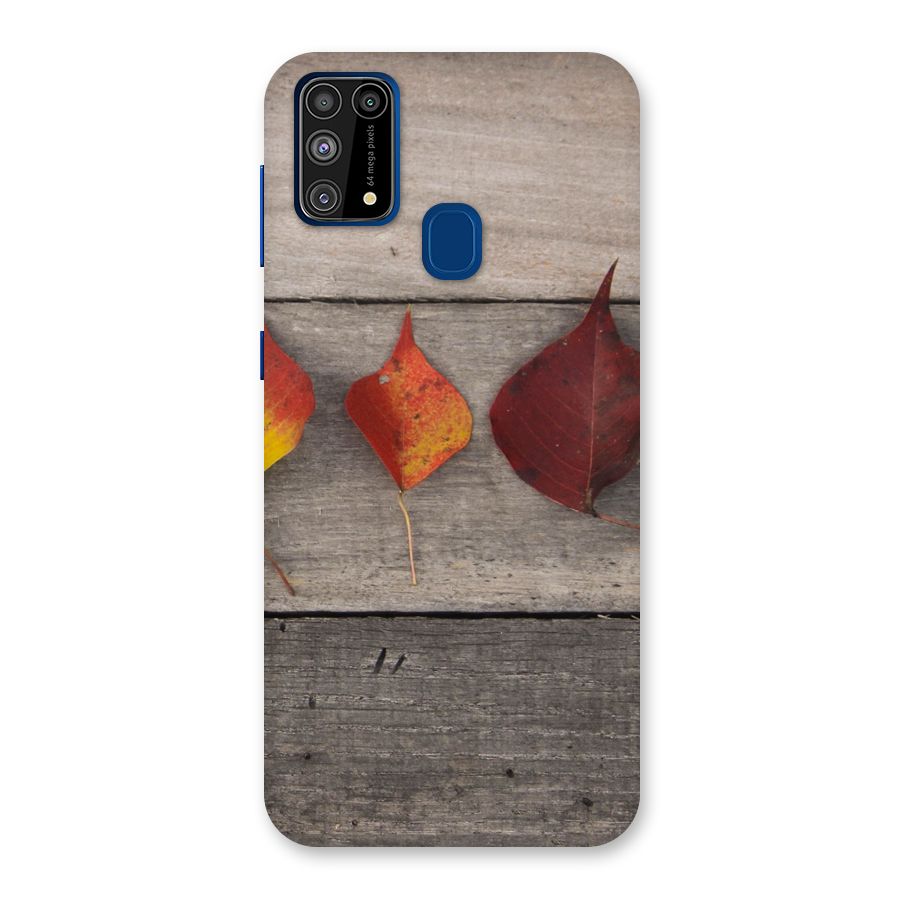 Beautiful Wood Leafs Back Case for Galaxy M31